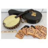 The Vega Company mandolin/banjo with case and