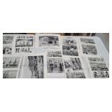 Box 1870s "Graphic" paper engravings