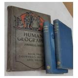 3 books - 2 medical nursing & geography