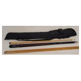 Cue stick with bag