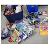 Tub - crafting supplies, music cds, etc