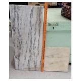 2 pcs marble - cleaned up these would look nice