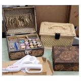 Box mostly old sewing (the singer scissors