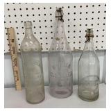 3 bottles -  Elmira, N.Y. - Eagle, Orange