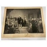 Proof - Washington Delivering his Inaugural