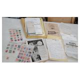 Box ephemera - stamps, legal ladders, Grand Lodge