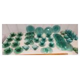 60+ Pieces of beautiful aqua green dishes