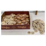 Box of milk caps and National Scout Jamboree