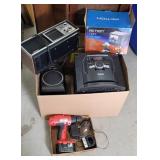 RCA stereo, action tv, & cordless drill