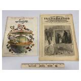 Judge magazine from 1909 & Frank Leslie