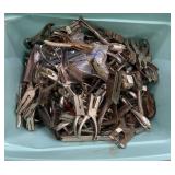 Blue tub full of punches