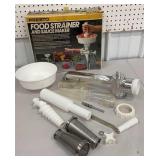 Presto food strainer and sauce maker