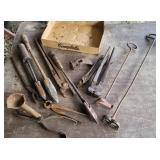 Brands, ladle, soldering irons, etc