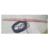 78" level, extension cord