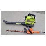 Leaf blower, hedge trimmer