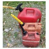 3 gas cans