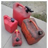 4 gas cans