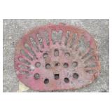 Tractor seat cracked