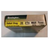 Remington 20ga sabot slugs - NO SHIPPING