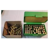 22 hornet box of 50 plus brass - NO SHIPPING