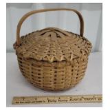 Signed Munton sewing basket
