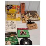 Box - retro - rhinestone setter kit, leather