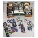 3 boxes misc baseball cards - Red Sox, Mets,