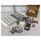 Box and a binder of baseball cards - Angels,