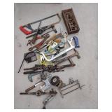 Hack saws, drill bits, ratchet straps, etc