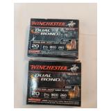 2x$ Winchester20ga sabot slugs boxes 5