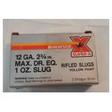 Winchester 12ga 2¾ slugs