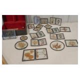 Box leaded glass plaques