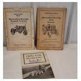 4 McCormick international harvester parts with