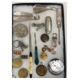 Advertising shoe horns, flathead, mini license