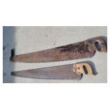 2 huge Hand saws