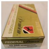 Federal 22-250 55gr 1 full box