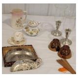 Box - OLD Belleek c&s (chips), copper lustre