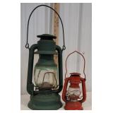 2 barn lanterns