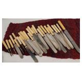 Box of early knives, etc