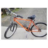 Orange mongoose bicycle