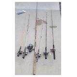 6 fishing poles