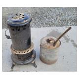 Kerosene heater with can