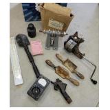 Grinding head, draw shaves, etc