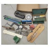 Machinest tools, calipers, impact, oil can, etc