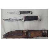 2 case xx knives with sheath