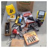 Soldering kit, heat gun, extension cord,etc