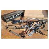 Screw drivers, sockets, pliers, etc