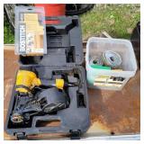 Bostitch cap coil nail gun with nails