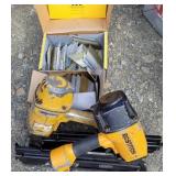 2 Bostitch framing nailers with nails