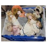 Tub of dolls